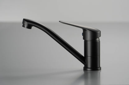 Deante BORO Einhebel-Waschbeckenarmatur mit schwenkbarem Auslauf Schwarz