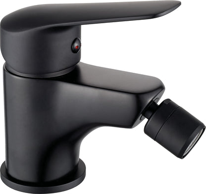 Deante BORO Bidetarmatur Einhebel-Mischbatterie Schwarz matt