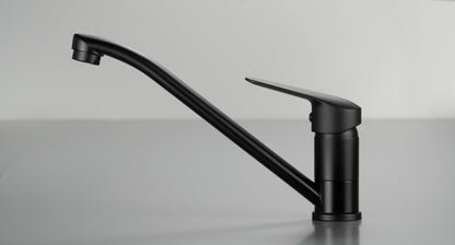 Deante BORO Küchen-Wasserhahn Einhebel-Spültischarmatur Schwarz