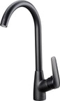Deante BORO Küchen-Wasserhahn Einhebel-Spültischarmatur hoher Auslauf Schwarz