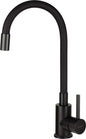 Deante LUNO Küchenarmatur mit flexiblem Auslauf aus Silikon Schwarz / Schwarz