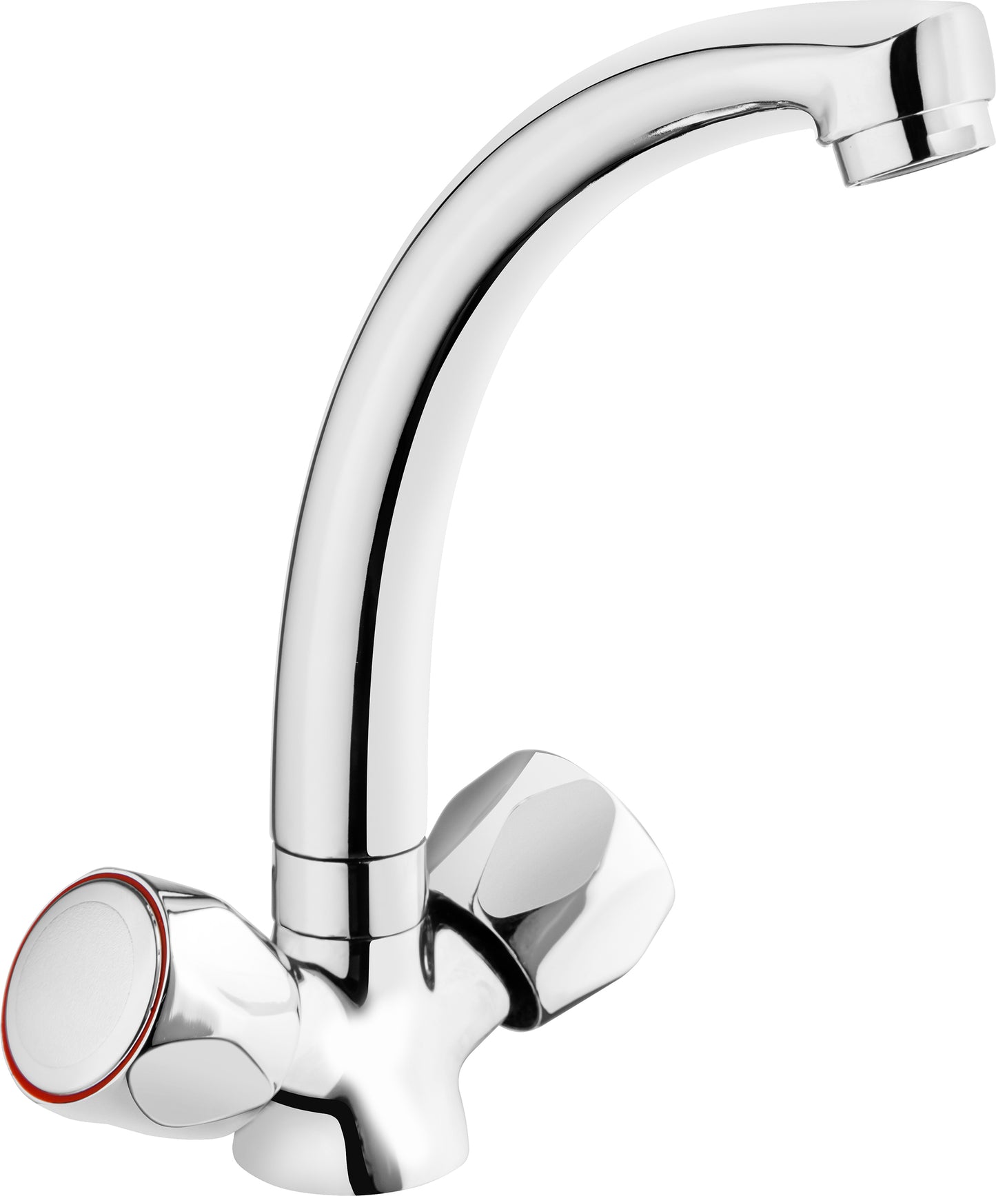 Deante TENO Waschbeckenarmatur Zweigriffarmatur lang Chrom