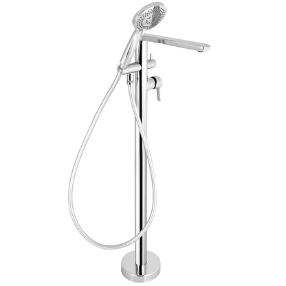 Deante ARNIKA Wannenarmatur freistehend mit Brausegarnitur Chrom