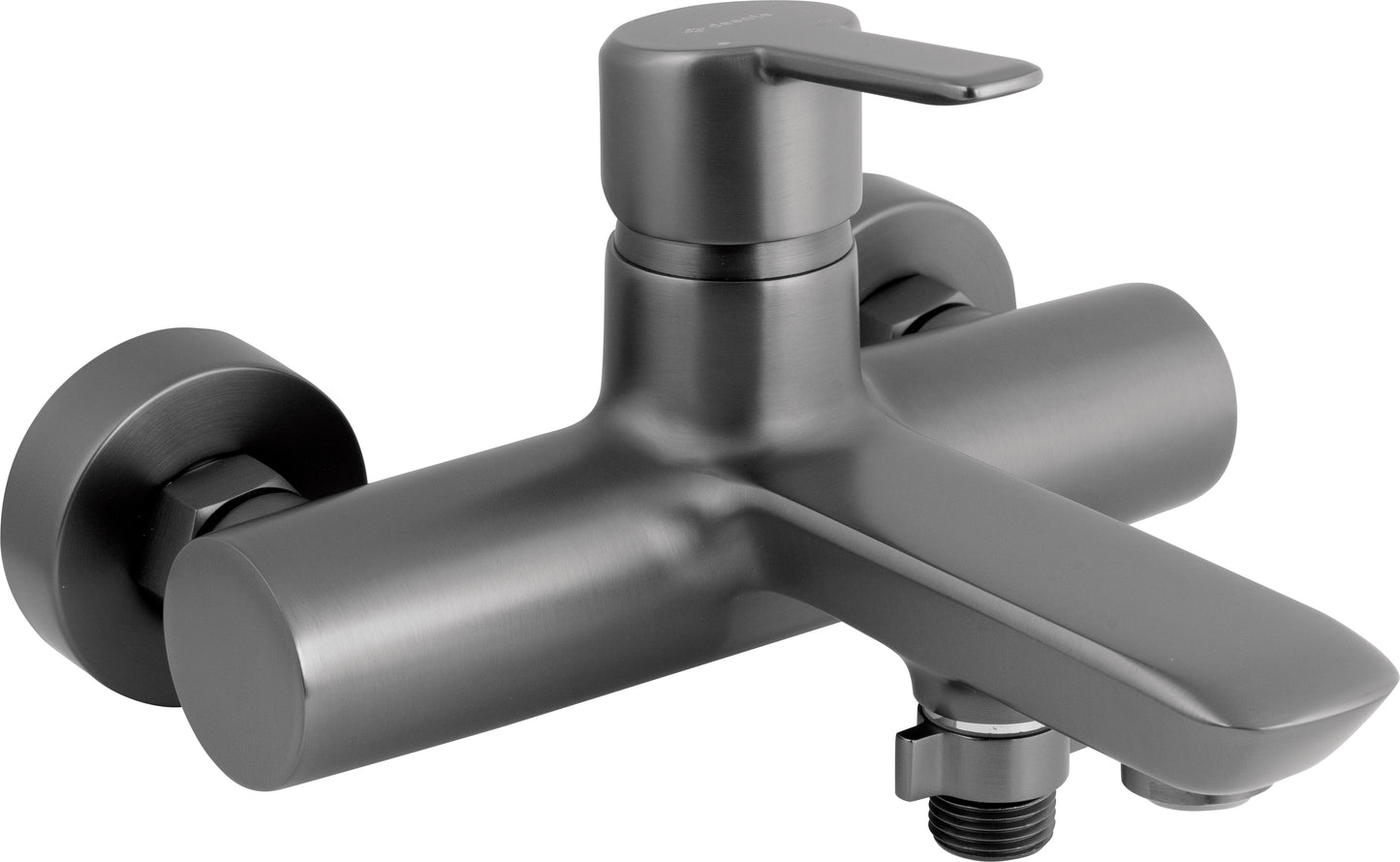 Deante ARNIKA Einhebel-Badewannenarmatur Aufputz Titanium