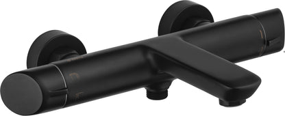 Deante ARNIKA Thermostat-Badewannenarmatur Aufputz Schwarz