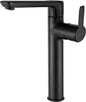 Deante ARNIKA Waschtischarmatur hoch mit seitlichem Hebel Schwarz