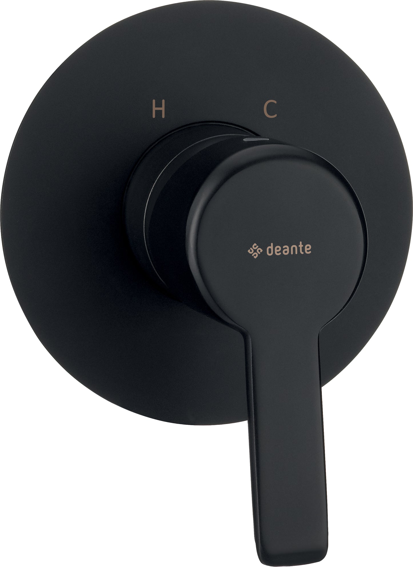 Deante ARNIKA Unterputz-Einhebelmischer Duscharmatur Schwarz