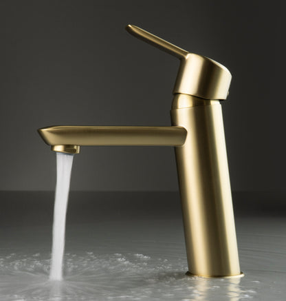 Deante ARNIKA Waschbeckenarmatur Einhebelmischer Gold gebürstet