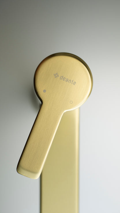 Deante ARNIKA Waschbeckenarmatur Einhebelmischer Gold gebürstet