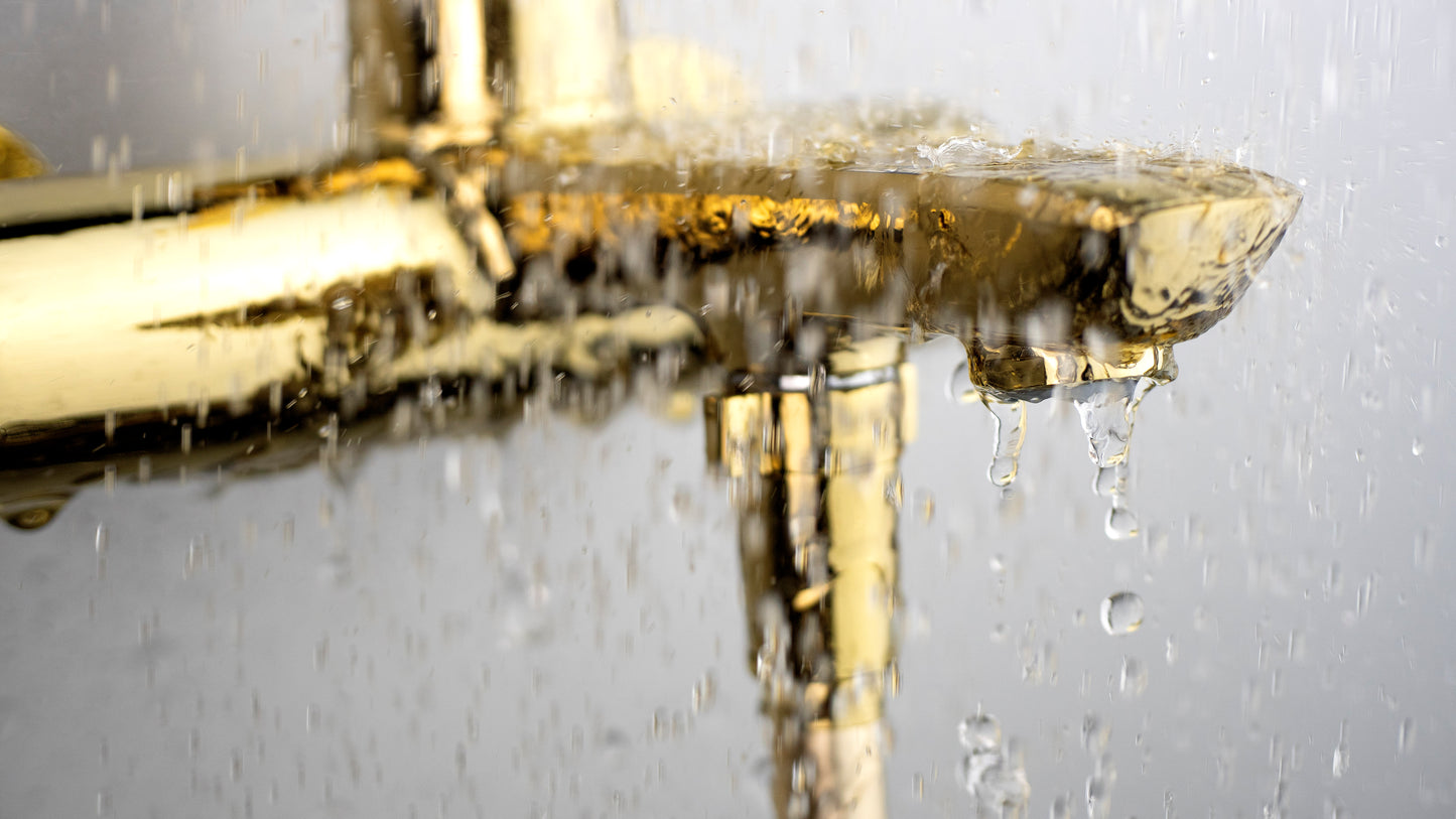 Deante ARNIKA Einhebel-Badewannenarmatur Aufputz Gold