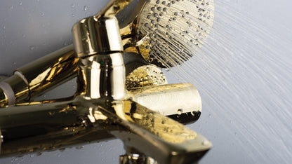 Deante ARNIKA Einhebel-Badewannenarmatur Aufputz Gold