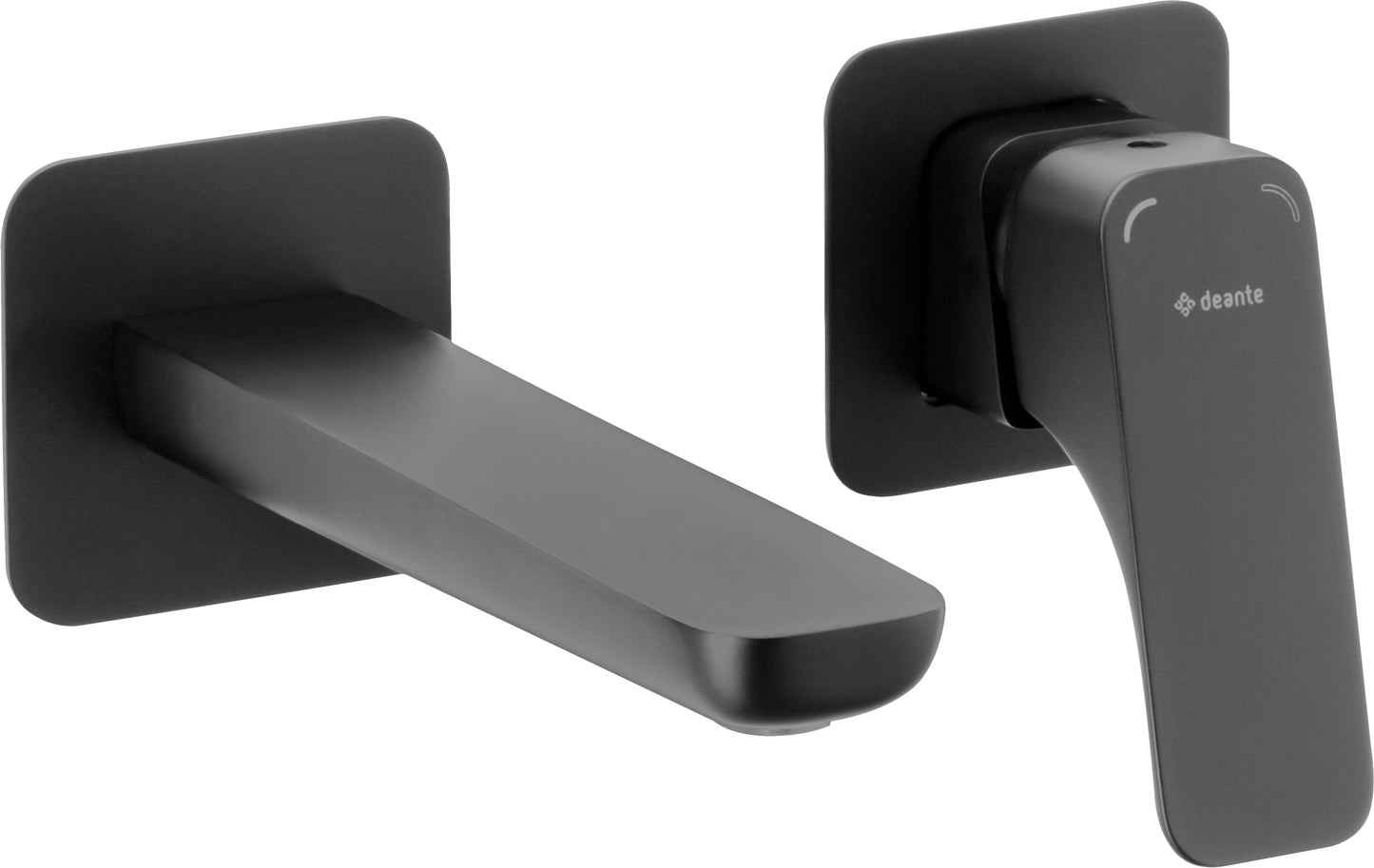 Deante HIACYNT Unterputz-Waschtischarmatur Einhebelmischer Schwarz