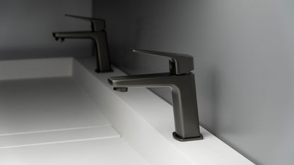 Deante BLUR Waschtischarmatur Einhebelmischer Titanium