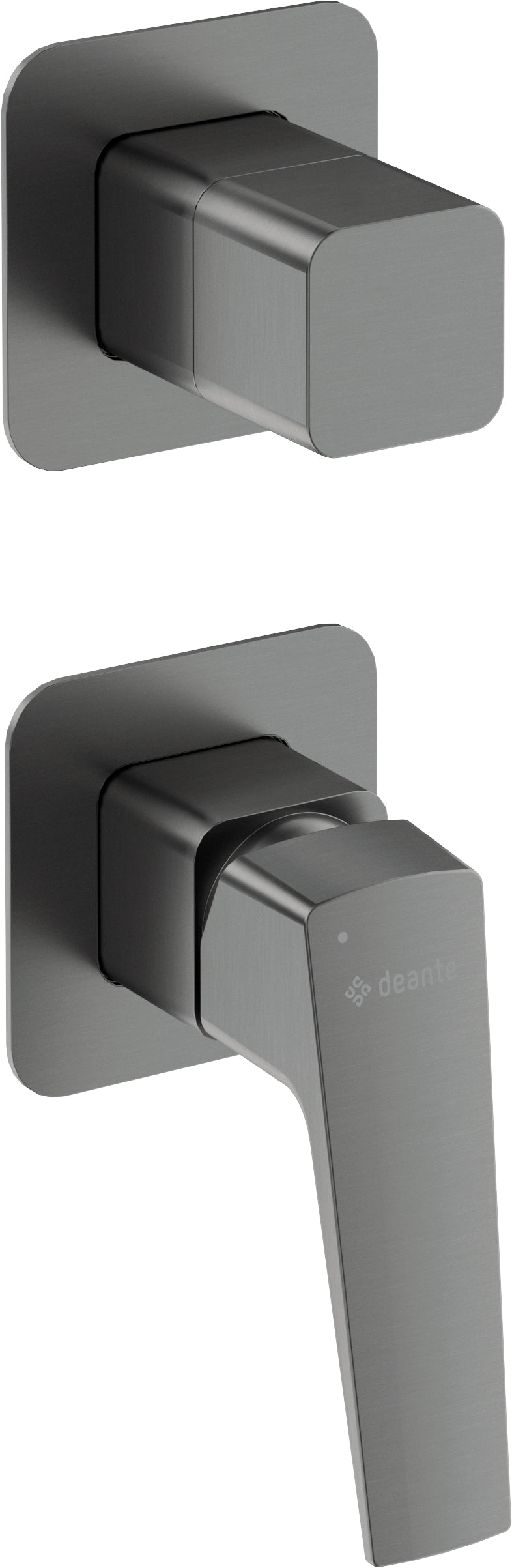 Deante BLUR 2-Wege Unterputz-Duscharmatur mit Umschalter Titanium