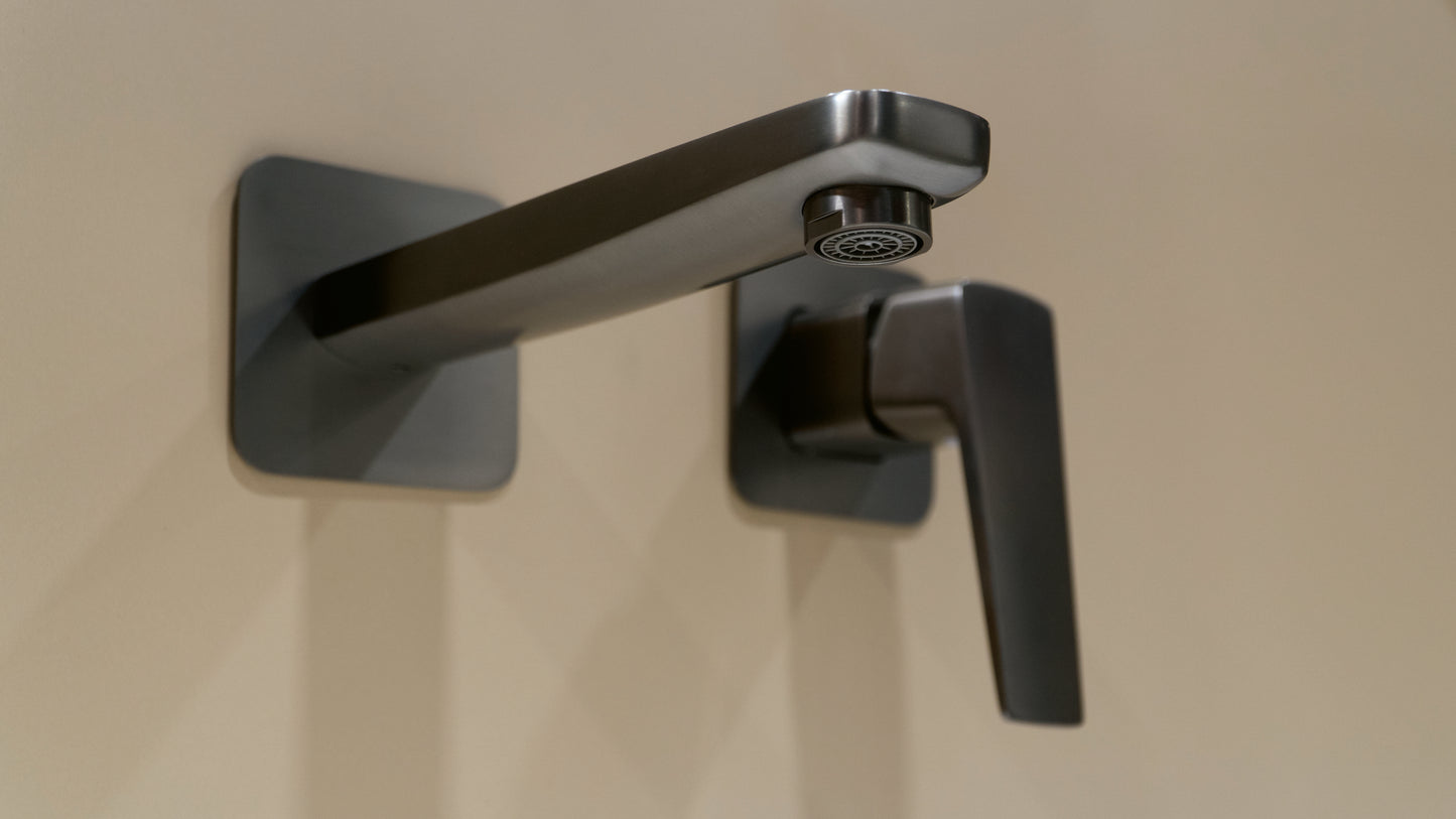 Deante BLUR Unterputz-Waschtischarmatur Design-Einhebelmischer Titanium