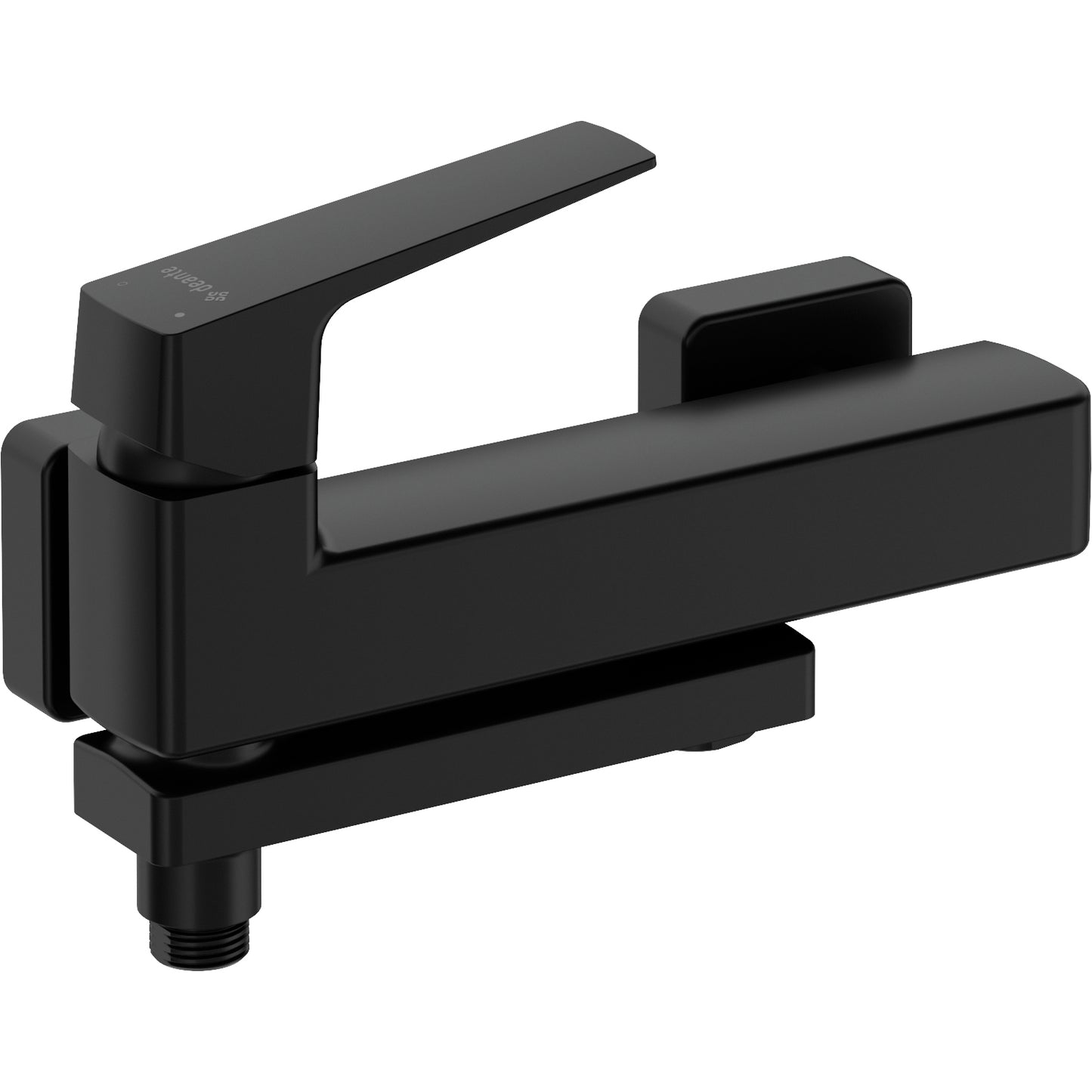 Deante BLUR Wannenarmatur mit klappbarem Auslauf und Einhebelmischer Schwarz