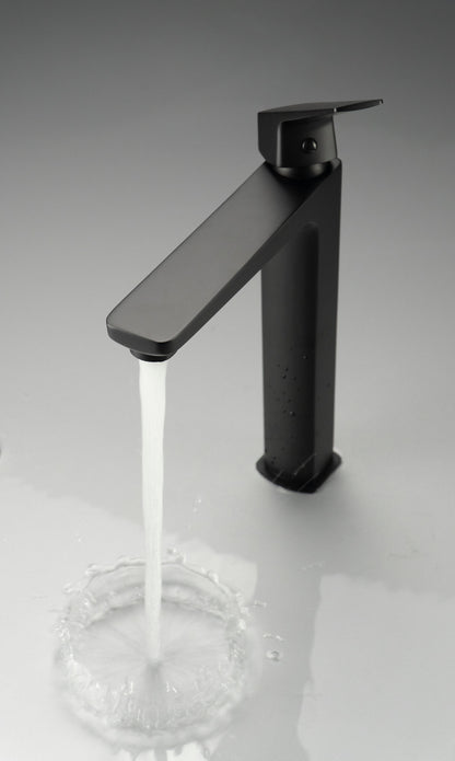 Deante BLUR Waschtisch-Mischbatterie hoch Einhebelmischer Schwarz