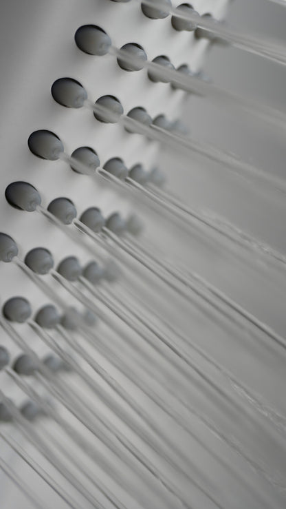 Deante SILIA Wannenarmatur freistehend mit Duschset L-Auslauf Weiß