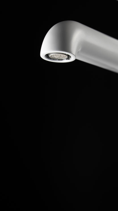 Deante SILIA Design-Waschtischarmatur hoch mit Hebel oben Weiß