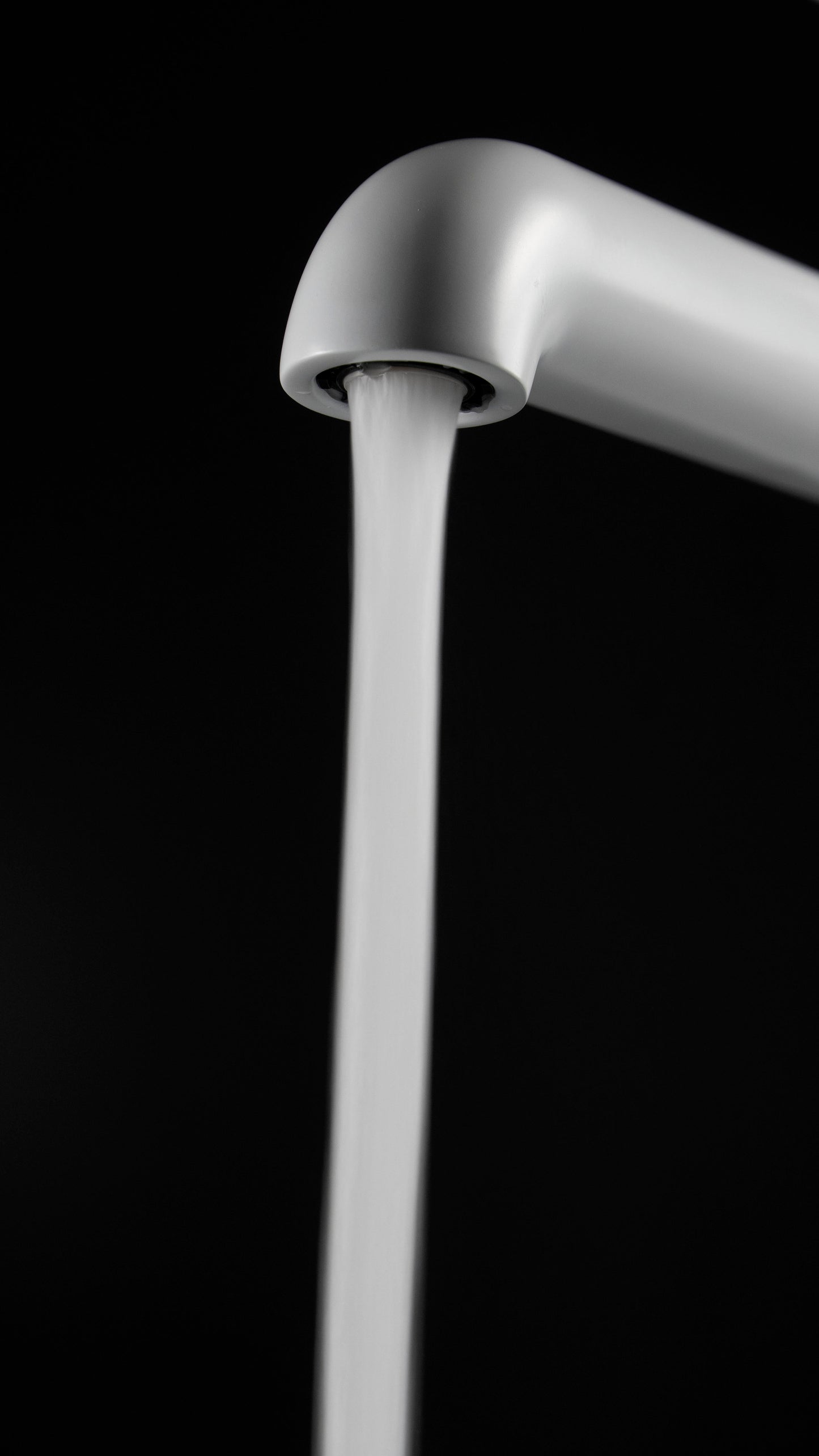 Deante SILIA Design-Waschtischarmatur hoch mit Hebel oben Weiß