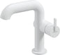 Deante SILIA Design-Waschtischarmatur mit Hebel seitlich Weiß
