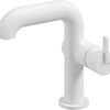 Deante SILIA Design-Waschtischarmatur mit Hebel seitlich Weiß