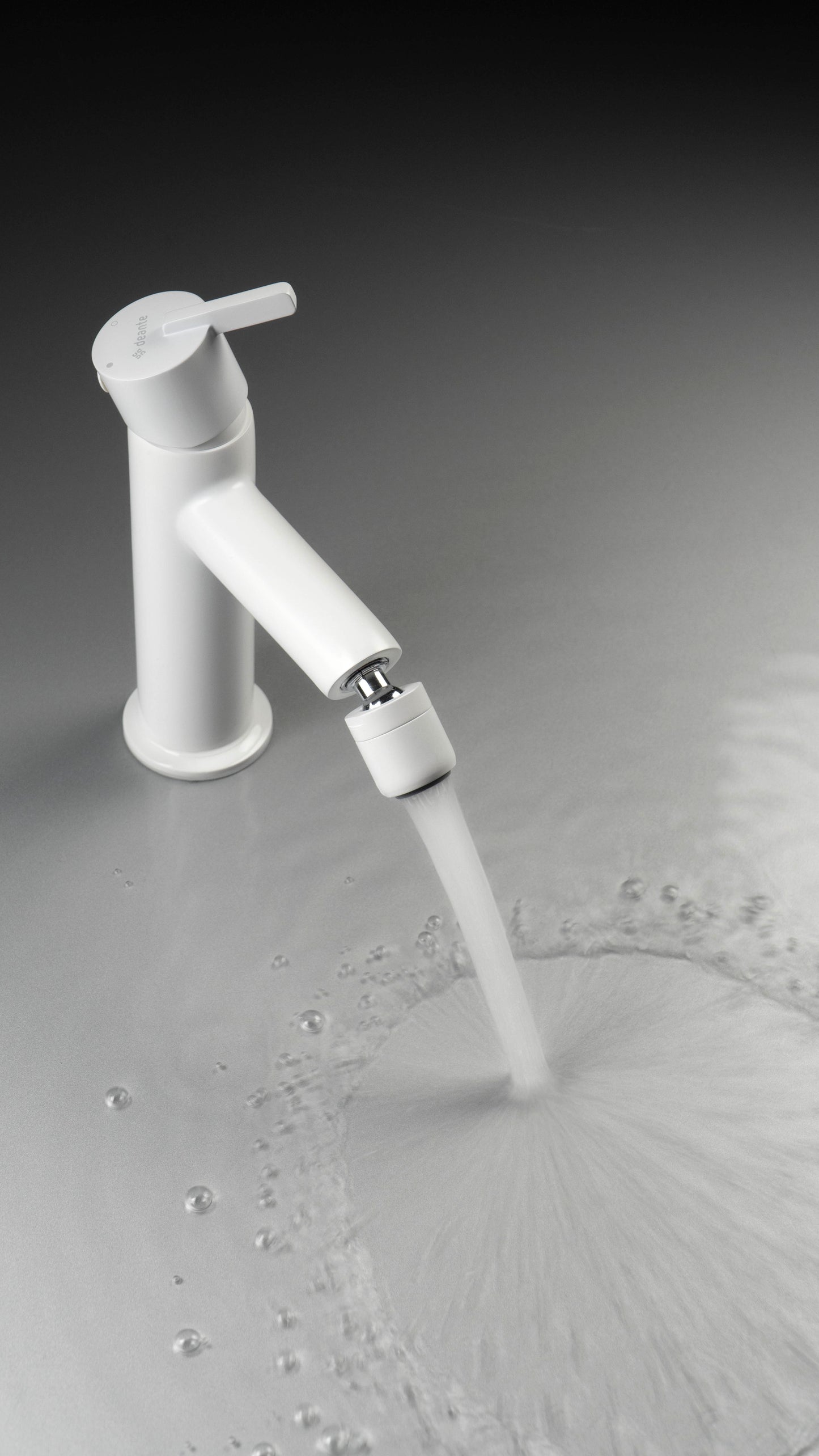 Deante SILIA Design-Bidetarmatur Einhebelmischer wassersparend Weiß