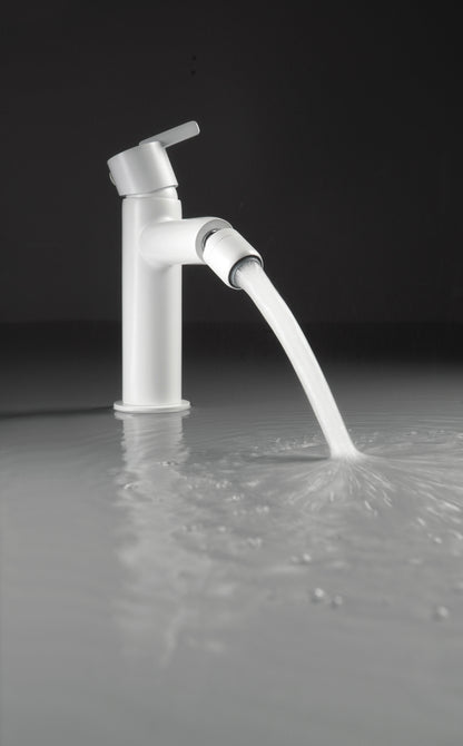 Deante SILIA Design-Bidetarmatur Einhebelmischer wassersparend Weiß