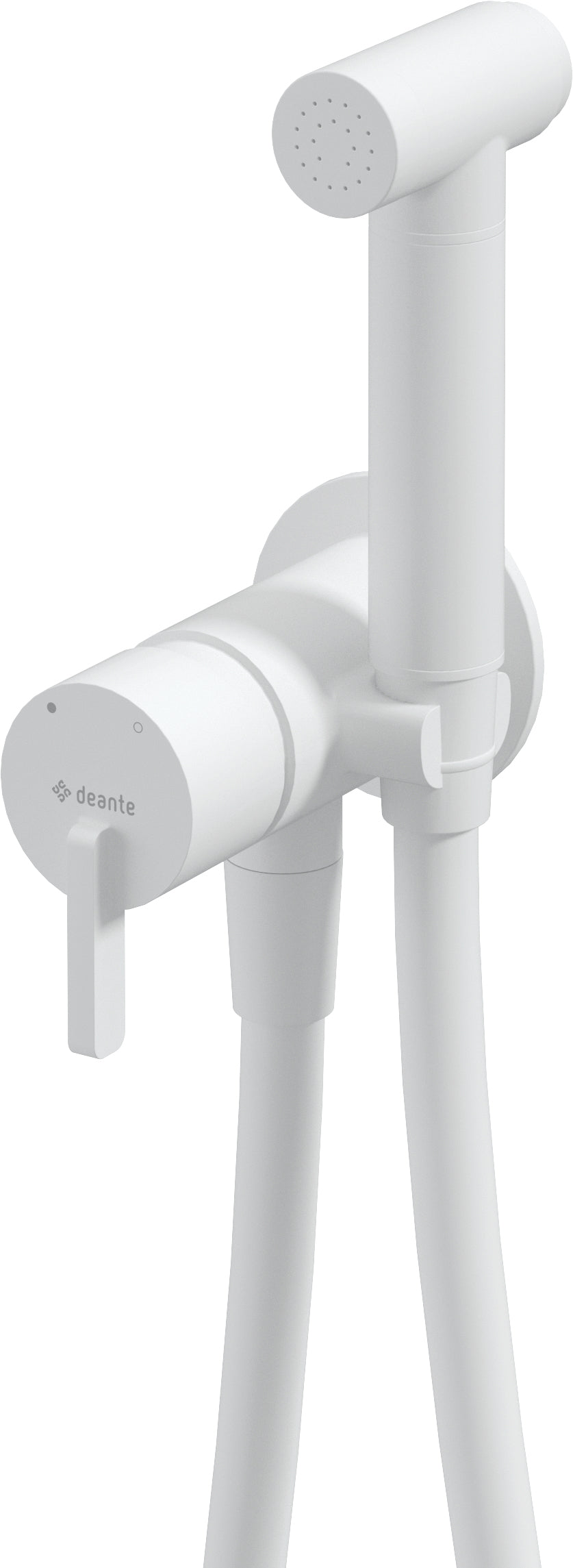 Deante SILIA Bidetarmatur Design-Brause-Set wassersparend Weiß