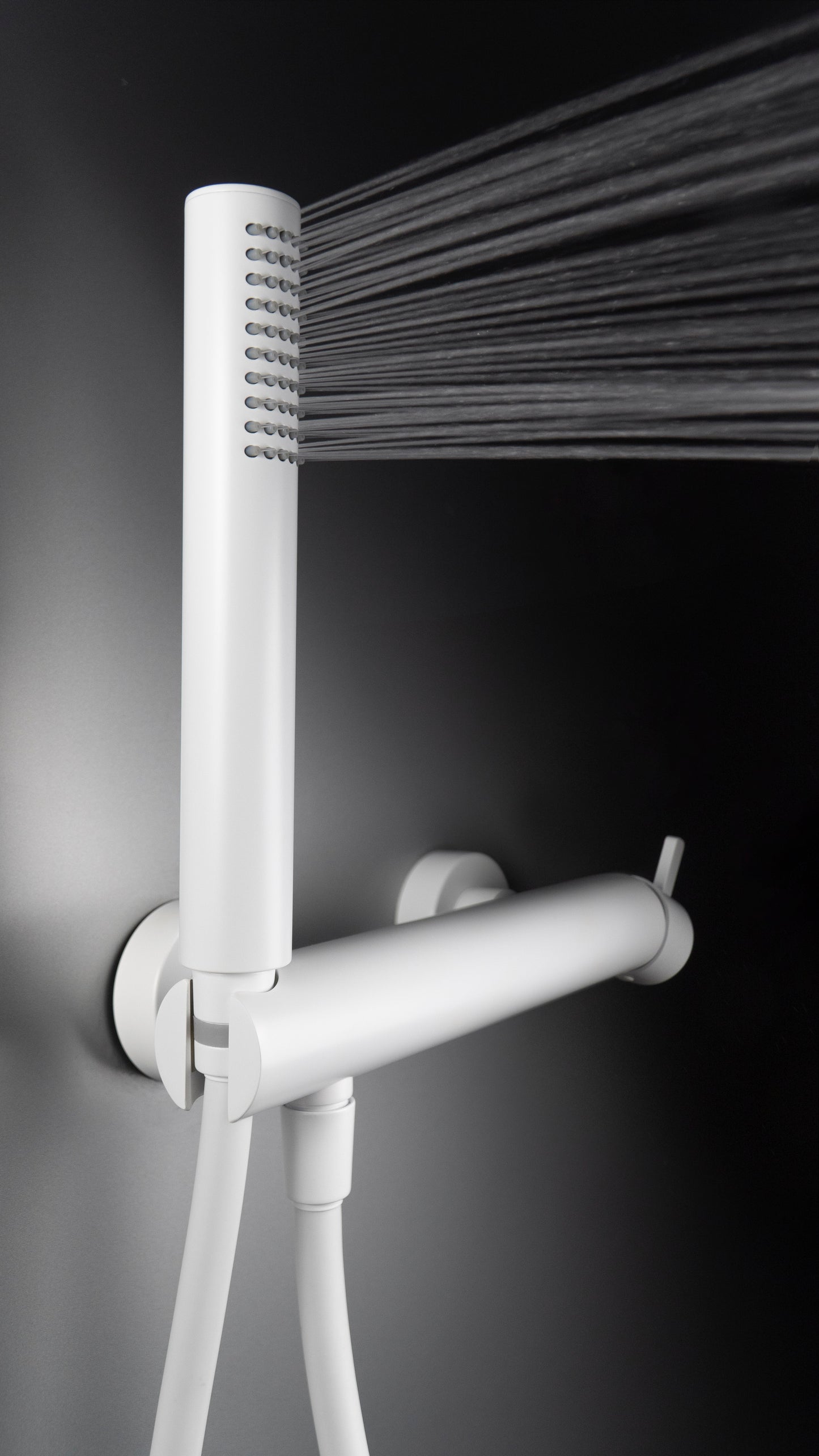 Deante SILIA Mischbatterie für Dusche mit Duschkopf Weiß