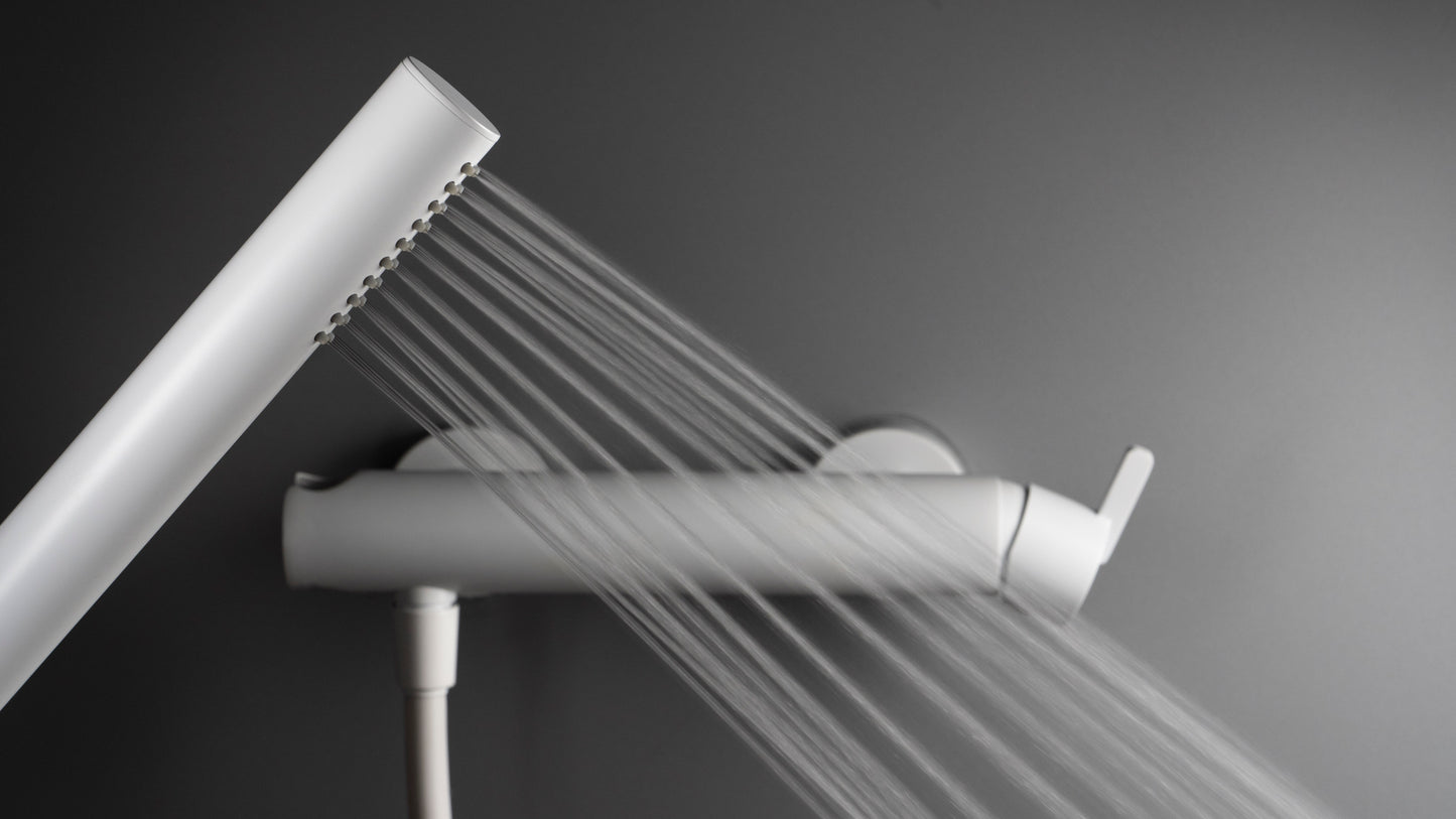 Deante SILIA Mischbatterie für Dusche mit Duschkopf Weiß