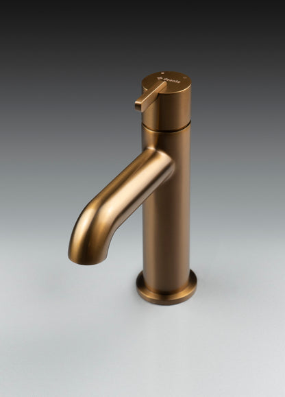 Deante SILIA Waschbeckenarmatur Einhand-Waschtischbatterie Bronze gebürstet