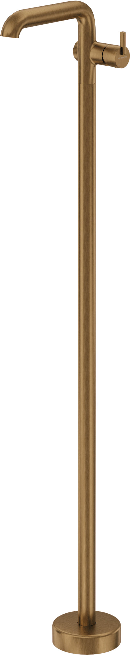 Deante SILIA Design-Waschbeckenarmatur freistehend Bronze gebürstet