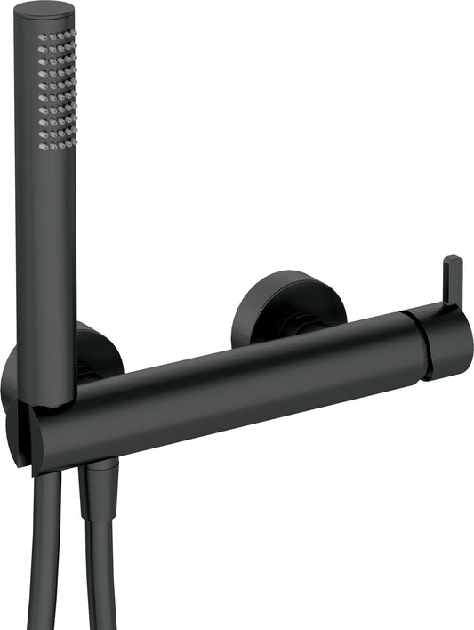 Deante SILIA Mischbatterie für Dusche mit Duschkopf Schwarz