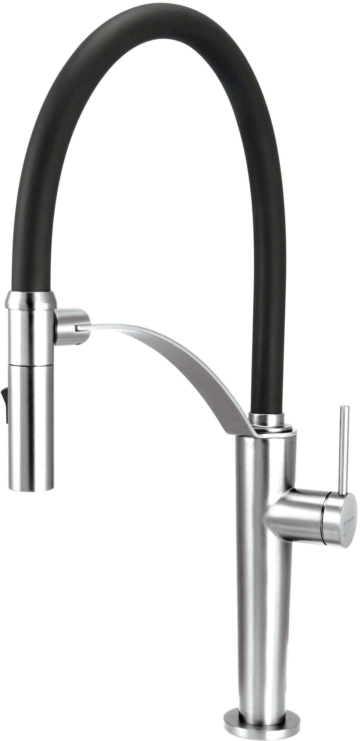 Deante CORDA Design-Küchenarmatur mit flexibler Brause (2-in-1) hoch Chrom