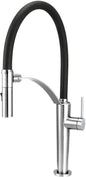 Deante CORDA Design-Küchenarmatur mit flexibler Brause (2-in-1) hoch Chrom