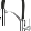 Deante CORDA Design-Küchenarmatur mit flexibler Brause (2-in-1) hoch Chrom