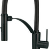 Deante CORDA Design-Küchenarmatur mit flexibler Brause (2-in-1) hoch Schwarz