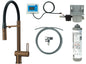 Deante MAGNETIC 3-Wege Küchenarmatur mit Filtersystem magnetisch Bronze gebürstet