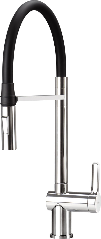 Deante MAGNETIC Spültischarmatur magnetische Brause (2-in-1) hoher Bogen Chrom