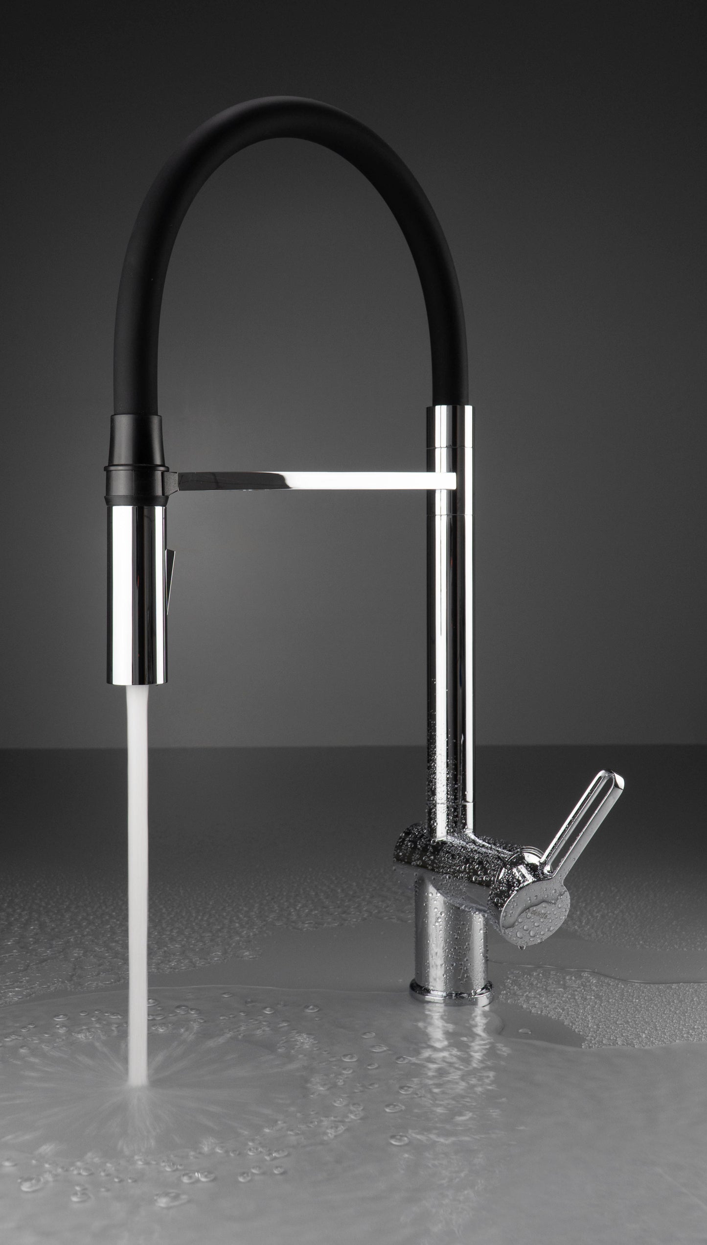 Deante MAGNETIC Spültischarmatur magnetische Brause (2-in-1) hoher Bogen Chrom