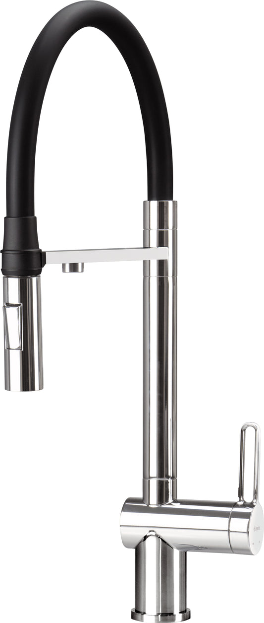 Deante MAGNETIC 3-Wege Küchenarmatur magnetisch mit Wasserfilteranschluss Chrom