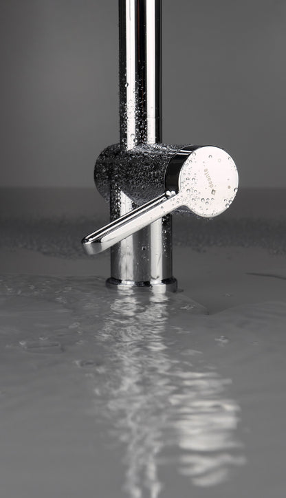 Deante MAGNETIC 3-Wege Küchenarmatur magnetisch mit Wasserfilteranschluss Chrom