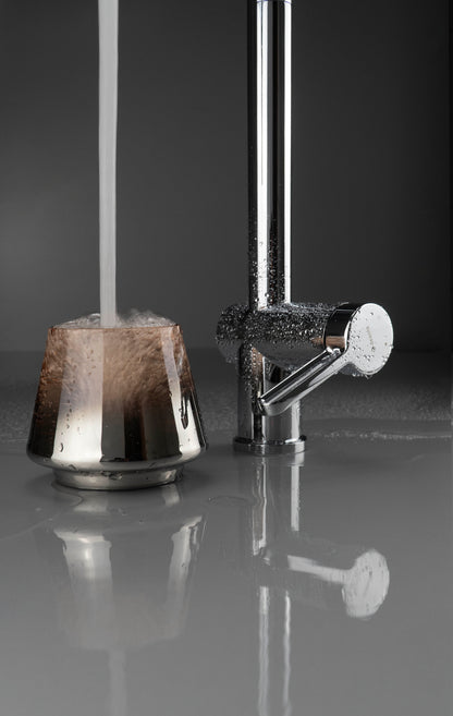 Deante MAGNETIC 3-Wege Küchenarmatur magnetisch mit Wasserfilteranschluss Chrom