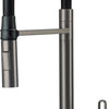 Deante MAGNETIC Spültischarmatur magnetische Brause (2-in-1) hoher Bogen Titanium