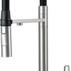 Deante MAGNETIC 3-Wege Küchenarmatur magnetisch mit Wasserfilteranschluss Stahl gebürstet