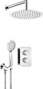 Deante THERM Unterputz-Duschset mit Mischbox und Regendusche rund Chrom