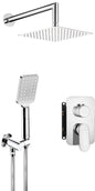 Deante ALPINIA Unterputz-Duschsystem mit Mischbox quadratisch Chrom