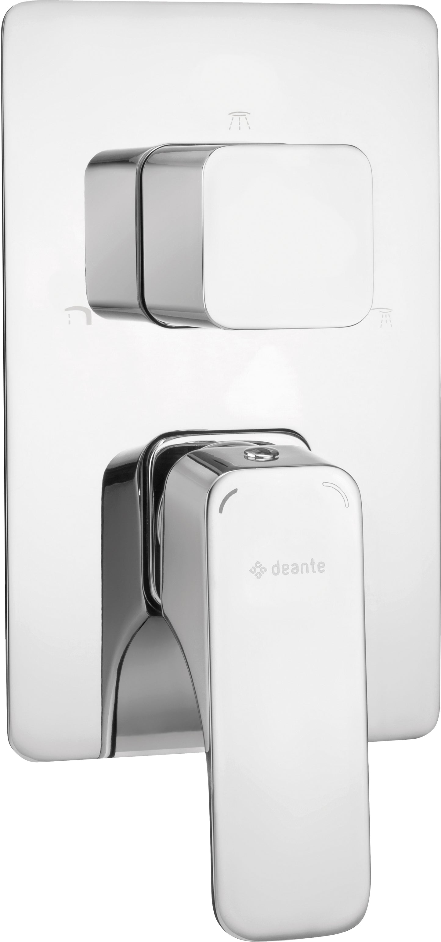 Deante HIACYNT Unterputz Duscharmatur für Mischbox Chrom