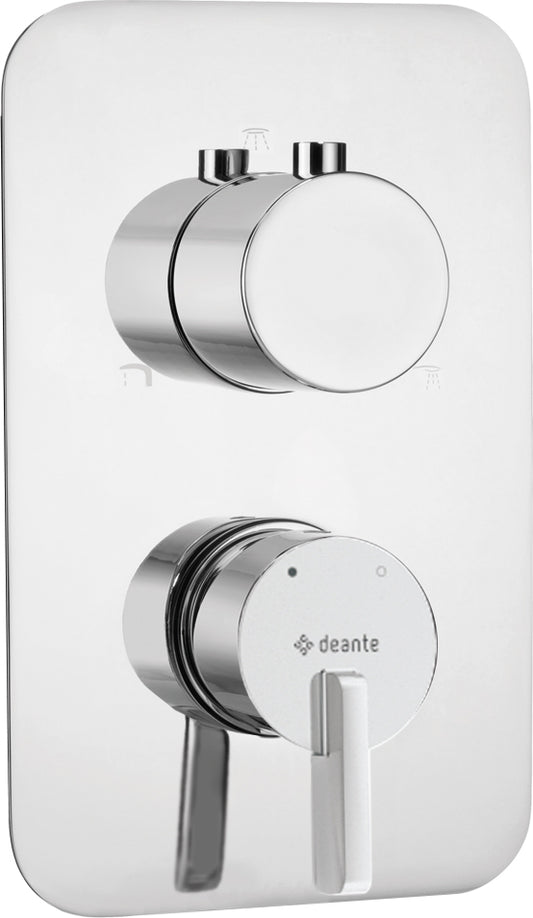 Deante SILIA Unterputz Duscharmatur für Mischbox Chrom